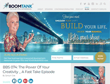 Tablet Screenshot of boomtank.com